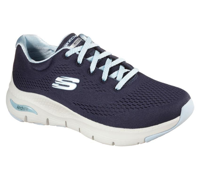 Womens Wide Fit Skechers 149057 Arch Fit Sneakers