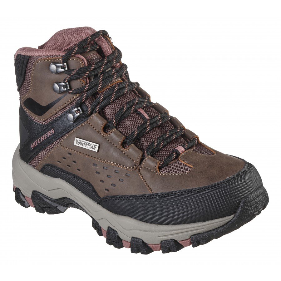 158257 Selmen Skechers Wide Fit Hiking Boots Women's Wide Fit
