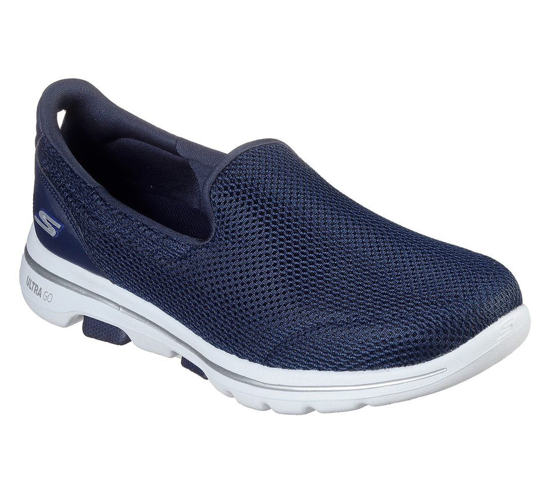 Womens Wide Fit Skechers Go Walk 5-15901 Walking Slip On Sneakers