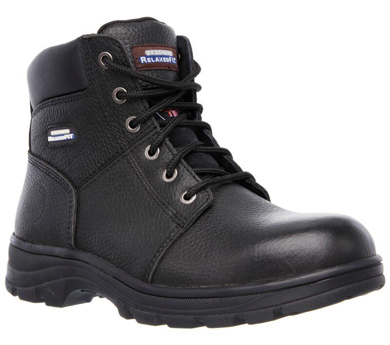 Men's Wide Fit Skechers Work shire 77009 Boots