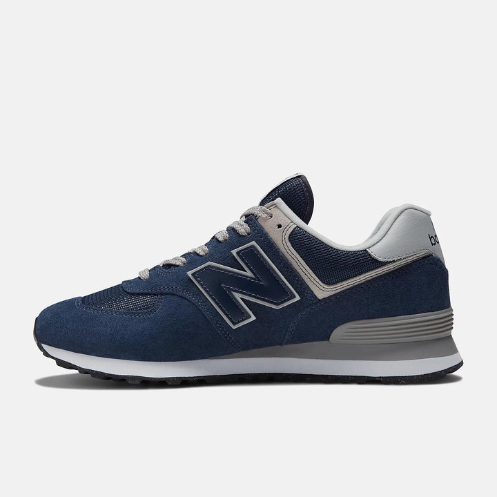 Men's Wide Fit New Balance  ML574EVN Running Sneakers - Exclusive - Navy