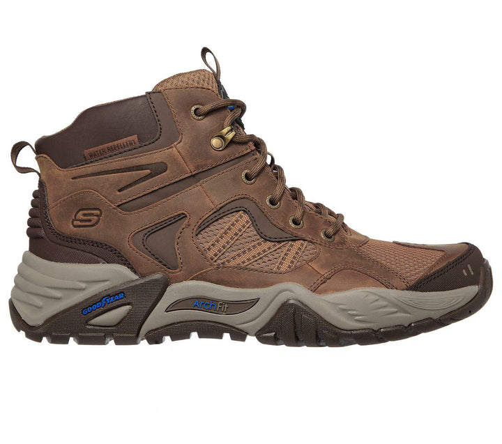 Men's Wide Fit Skechers 204406 Luxury Recon Percival Hiking Boots