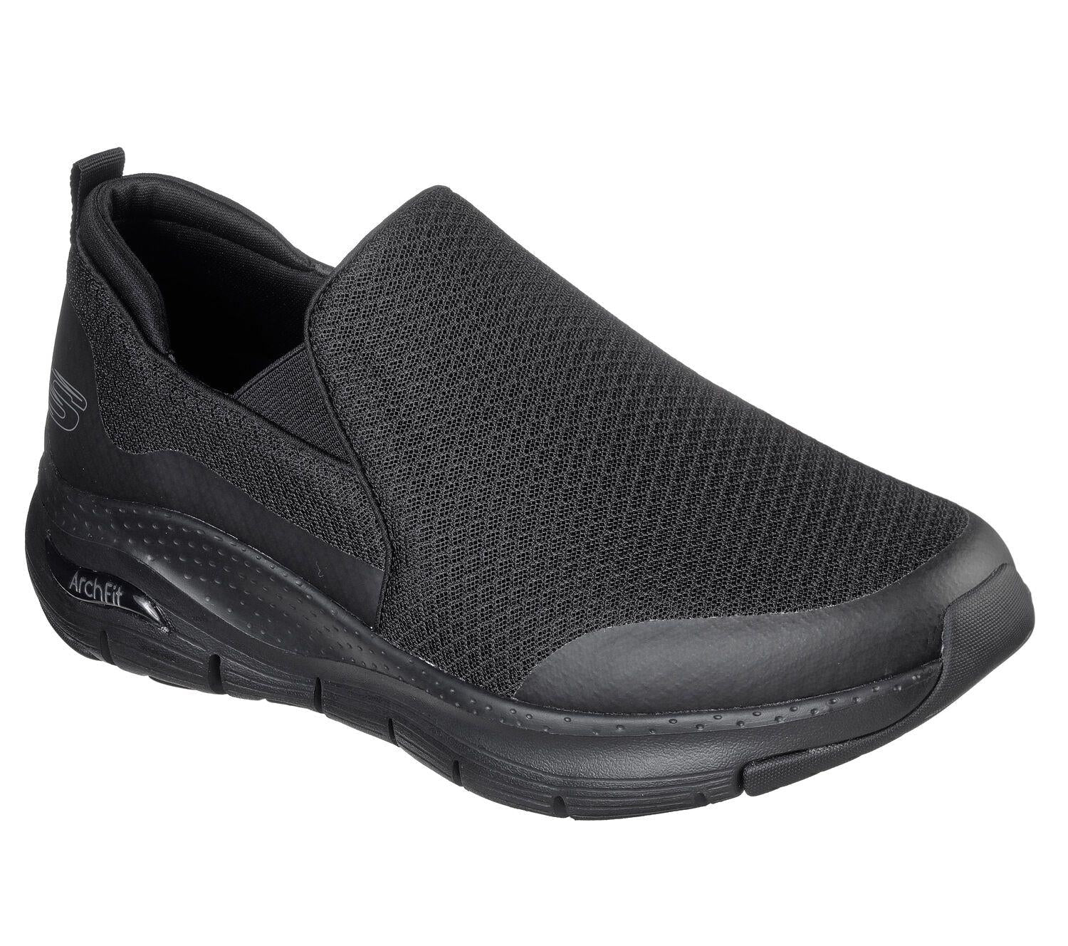 Mens Wide Fit Skechers Banlin SK232043 Arch Fit Walking Sneakers