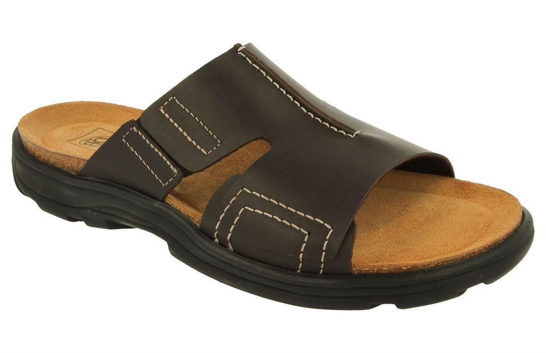 Men's Wide Fit DB Adam Mule Sandals