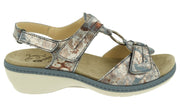 Womens Wide Fit DB Turtle Sandals