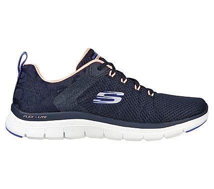 Womens Wide Fit Skechers 149580W Vegan Walking Sneakers