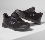 Women's Wide Fit Skechers Squad Sr 77222 Walking Sneakers