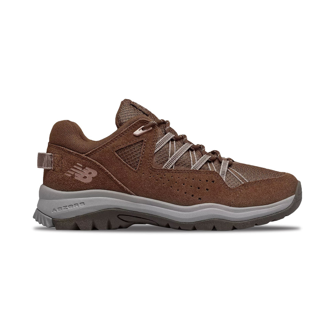 Mens Wide Fit New Balance MW669LC2 Brown Hiking Sneakers