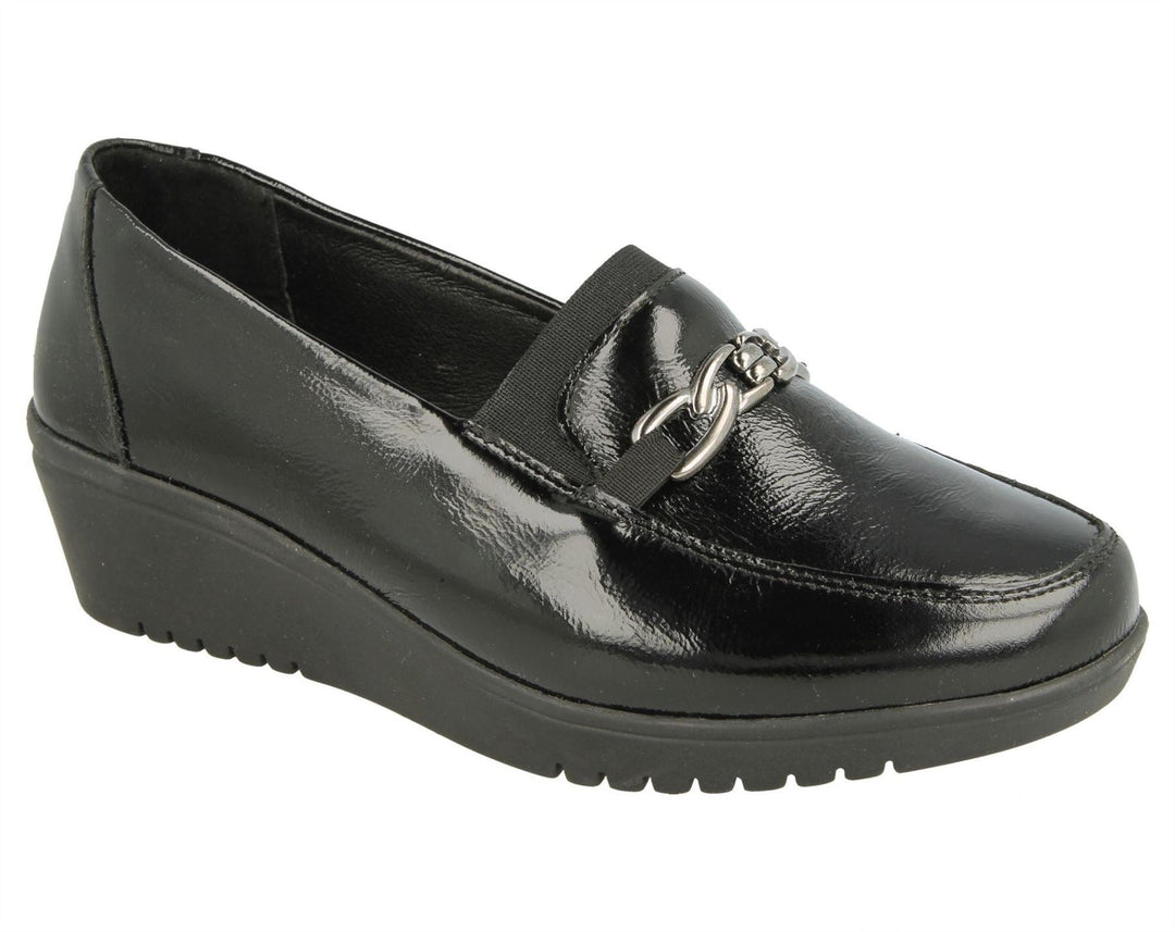 Womens Wide Fit DB Belfast Loafers