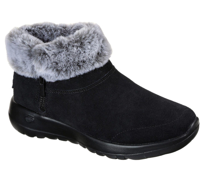 Women's Wide Fit Skechers 15501 Luxury Go Joy Bundle Up Boots