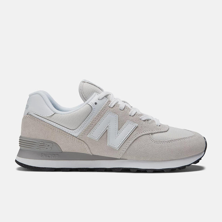 Men's Wide Fit New Balance  ML574EVW Running Sneakers - Exclusive - Nimbus Cloud/White