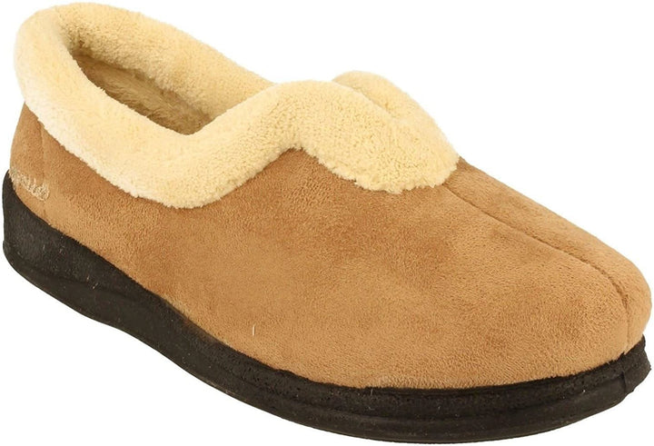 Womens Wide Fit Padders Carmen Slippers