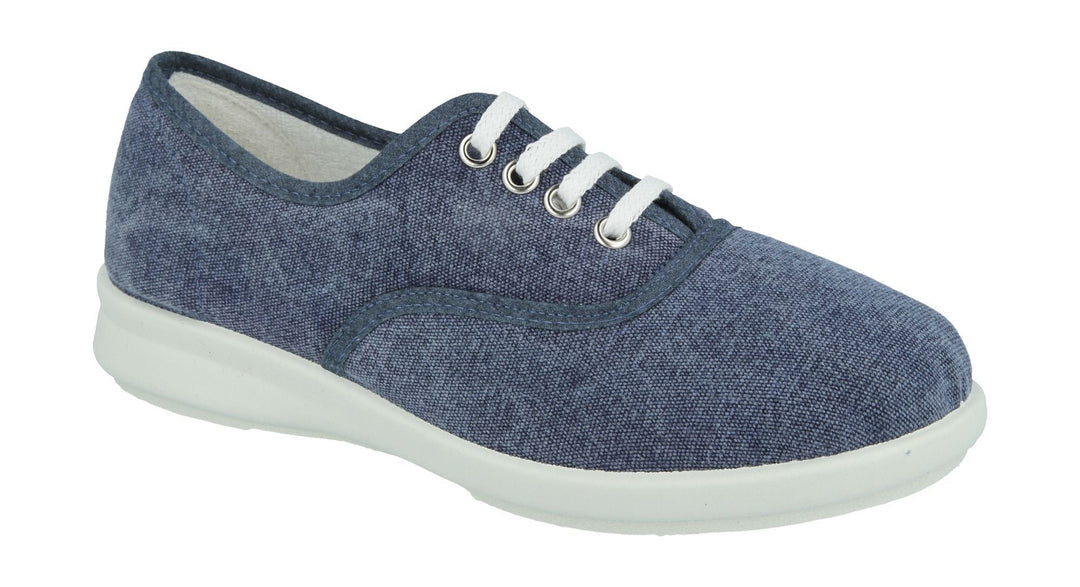 Womens Wide Fit DB Tara Canvas