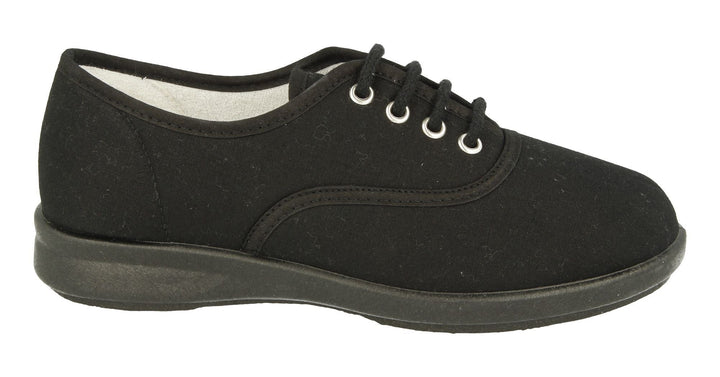 Womens Wide Fit DB Tara Canvas