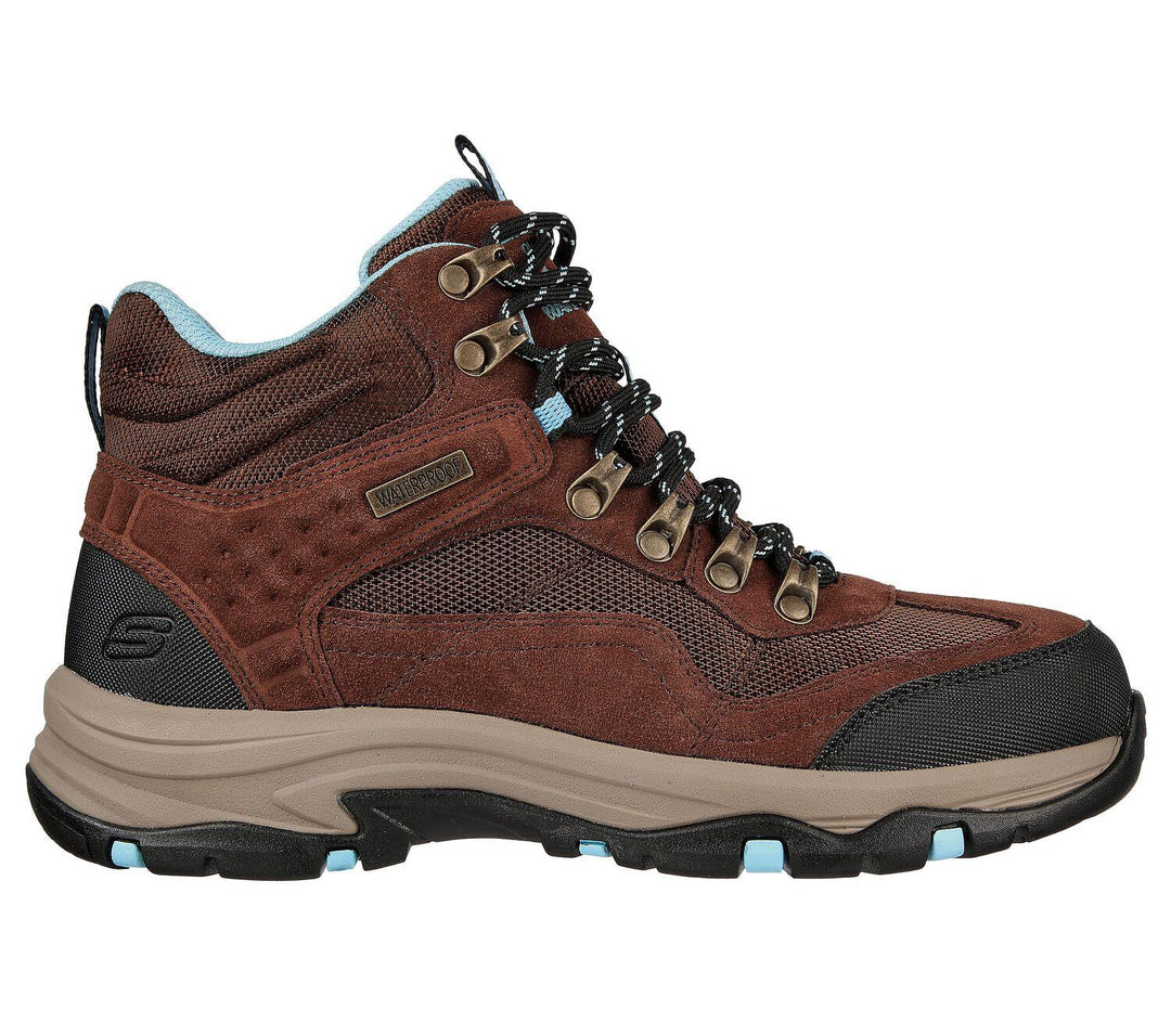 Women's Wide Fit Skechers 167008 Trego Base Camp Waterproof Hiking Boots