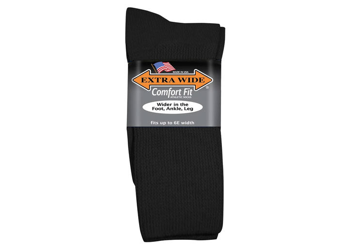 Mens Extra Wide 6100 Comfort Fit Athletic Socks