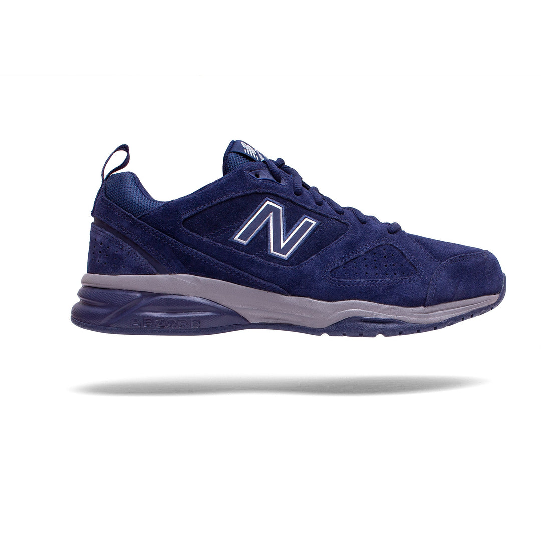 Mens Wide Fit New Balance MX624NV4 Sneakers Navy New Balance