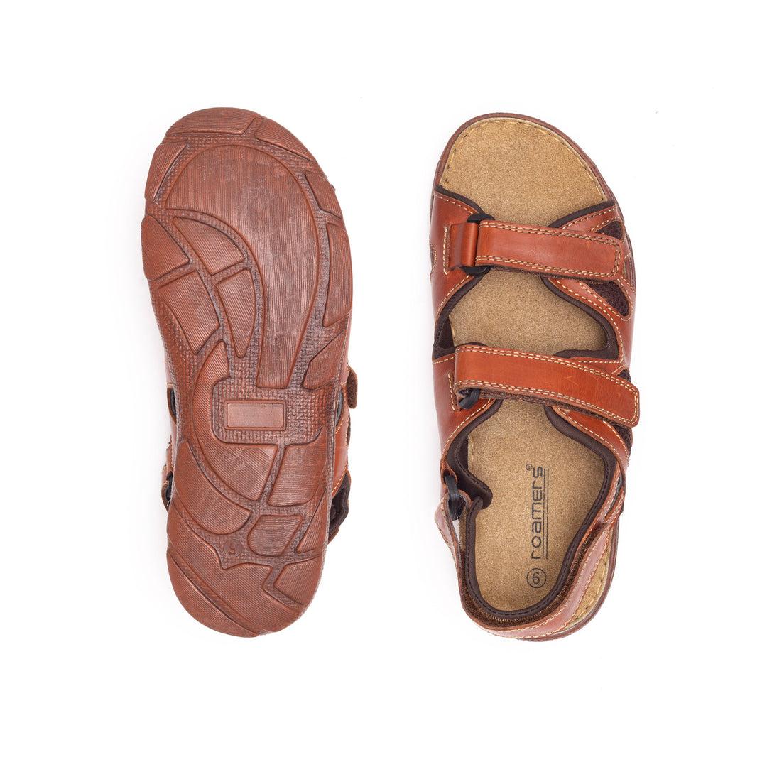 Mens Wide Fit Roamers M168B Sandals