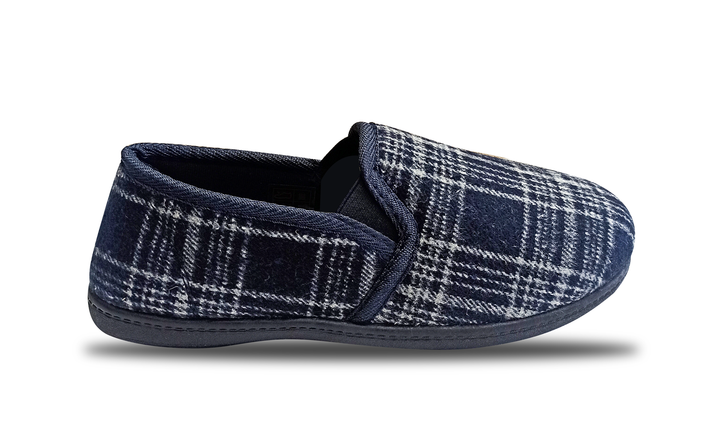 Mens Albert Wide Fit Slip On House Slippers