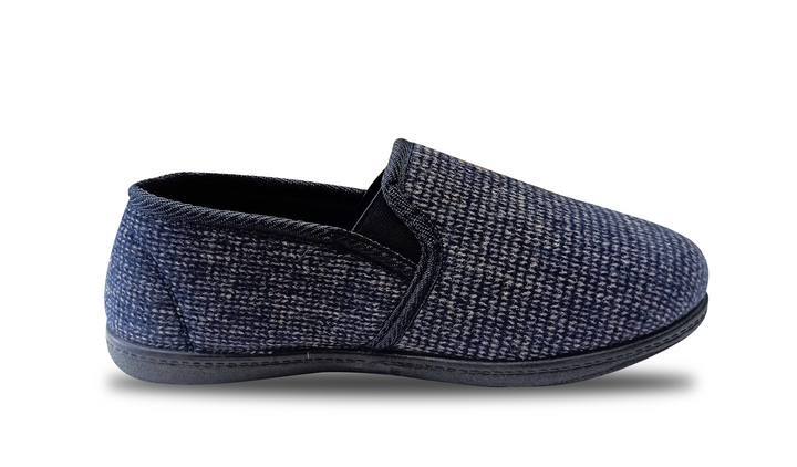 Mens Albert Wide Fit Slip On House Slippers