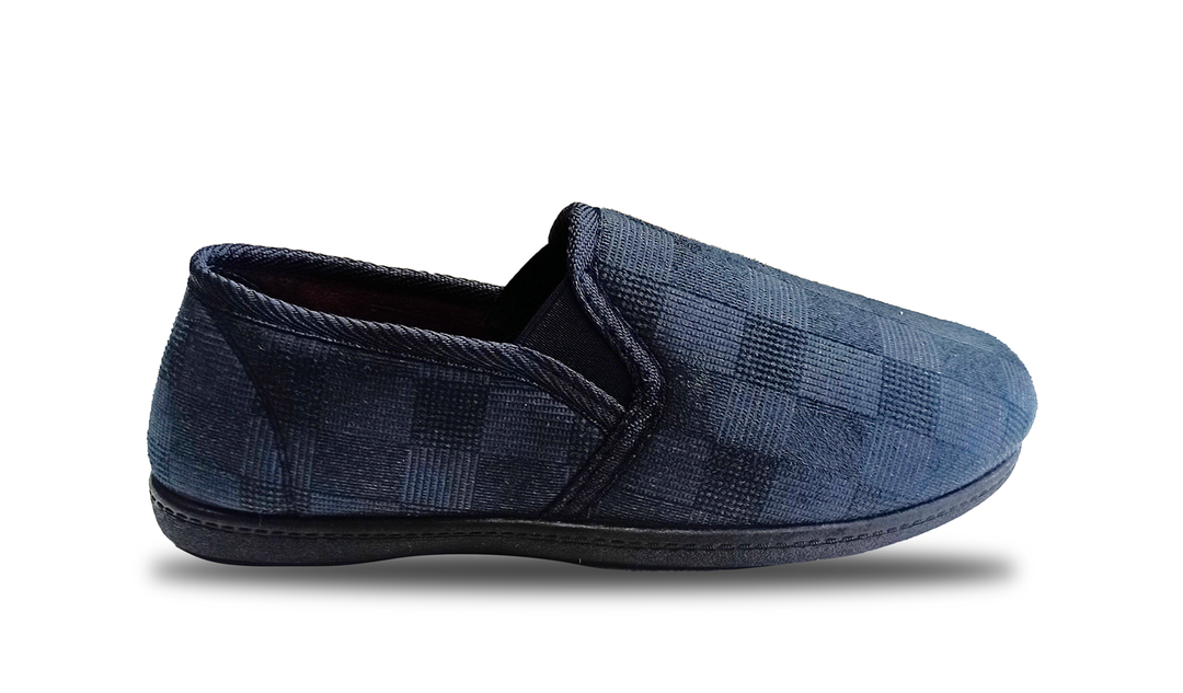 Mens Albert Wide Fit Slip On House Slippers