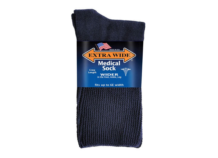 Mens Extra Wide 5850 Comfort Fit Medical Socks