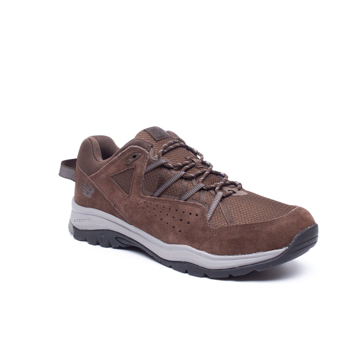 Mens Wide Fit New Balance MW669LC2 Brown Hiking Sneakers