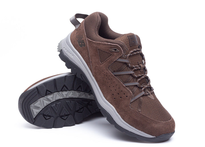 Mens Wide Fit New Balance MW669LC2 Brown Hiking Sneakers