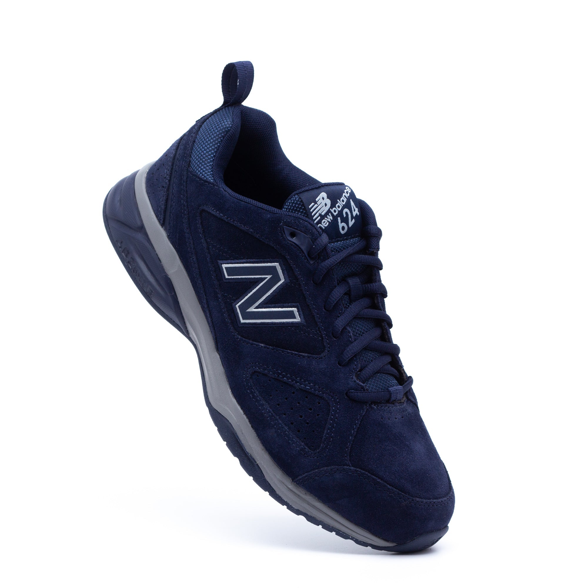 Womens Wide Fit New Balance MX624NV4 Trainers New Balance Wide Fit Shoes Navy 8.5 4E