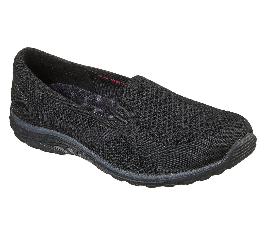 Womens Wide Fit Skechers Reggae Fest Enjoy 49679 Slip On Shoes