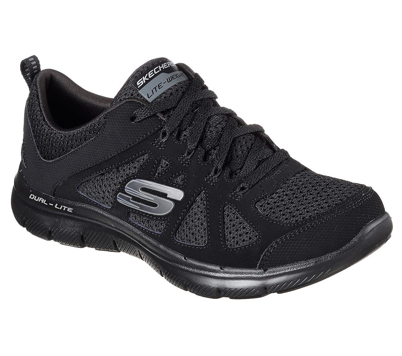 Womens Wide Fit Skechers Flex Appeal 2.0 12761 Walking Sneakers Skechers Wide Fit Shoes Wide Fit Shoes US