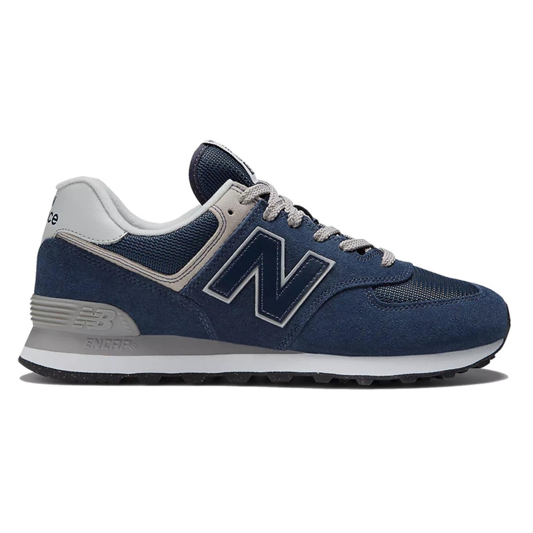 Men's Wide Fit New Balance  ML574EVN Running Sneakers - Exclusive - Navy