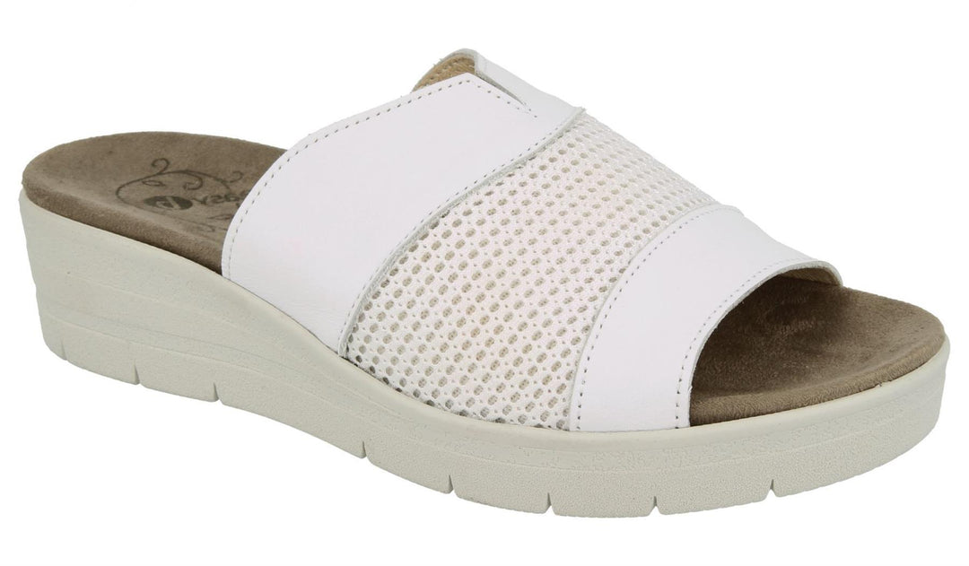 Womens Wide Fit DB Star Mule Sandals