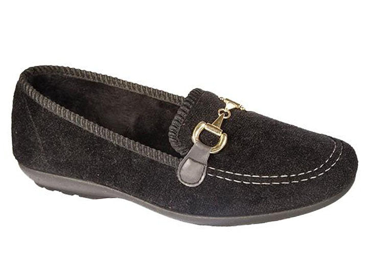 Womens Wide Fit DB Martha Slippers