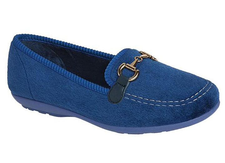 Womens Wide Fit DB Martha Slippers