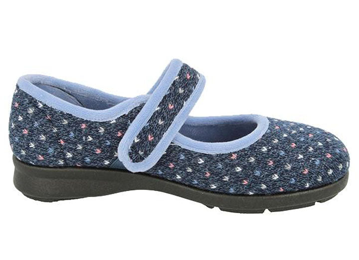 Womens Wide Fit DB Pitsford Slippers