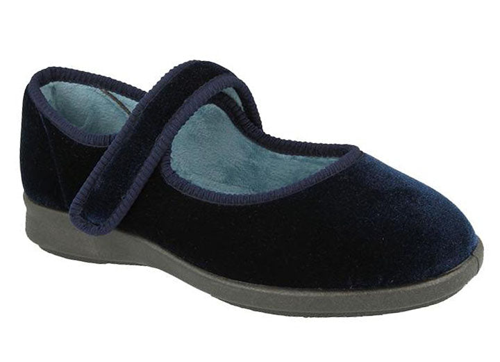 Womens Wide Fit DB Whitby Slippers