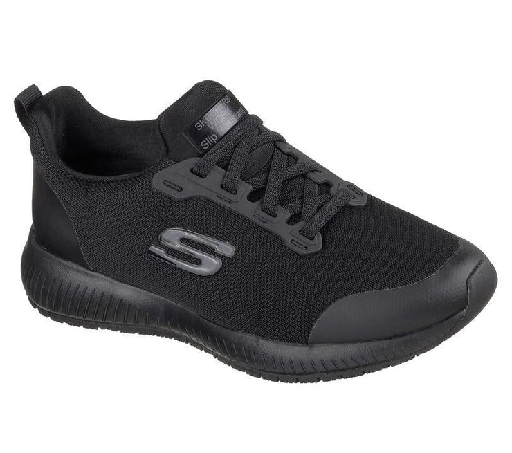 Women's Wide Fit Skechers Squad Sr 77222 Walking Sneakers
