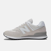 Men's Wide Fit New Balance  ML574EVW Running Sneakers - Exclusive - Nimbus Cloud/White