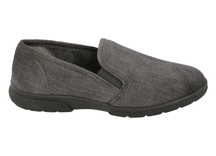 Mens Wide Fit DB Kendal Slip On Slippers