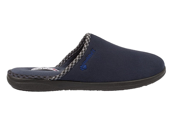 Mens Wide Fit Padders Luke Mule Slippers