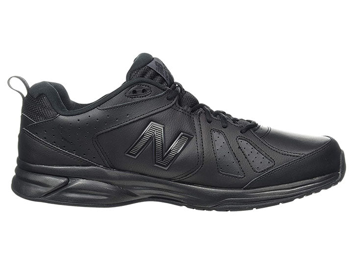 Mens Wide Fit New Balance 624V5 Black Sneakers