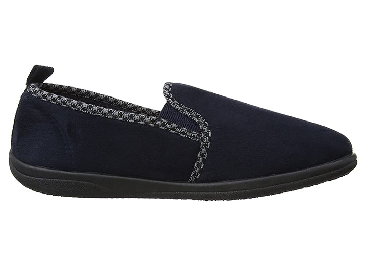 Mens Wide Fit Padders Lewis Slip On Slippers