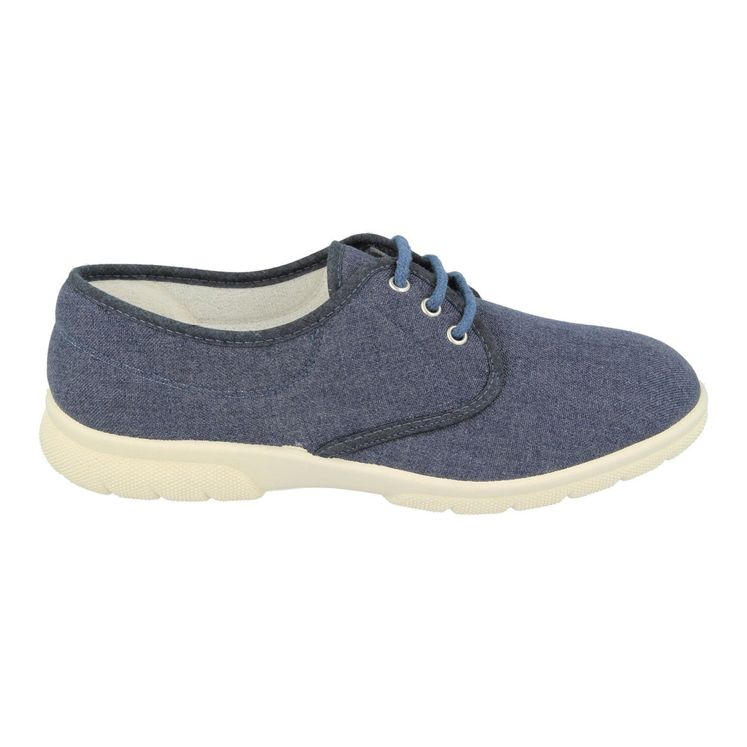 Mens Wide Fit DB Troon Canvas