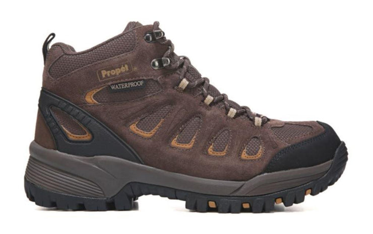 Mens Wide Propet Ridge Walker Waterproof Brown Hiking Boots |collection_image