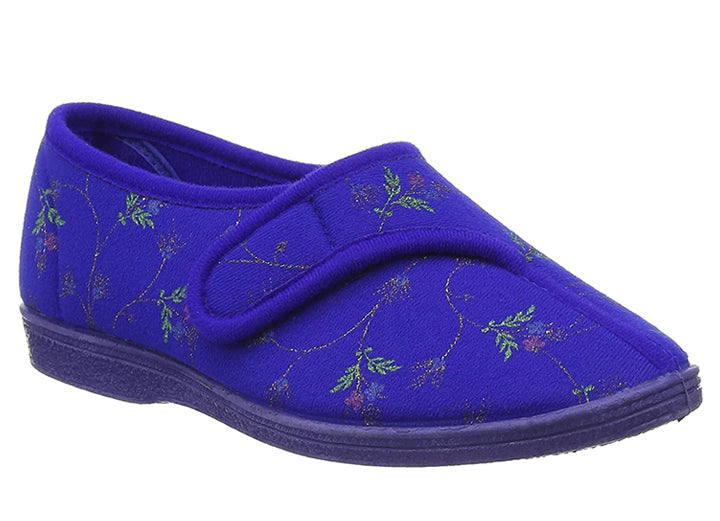 Womens Wide Fit Comfylux Sleepers Dora Slippers