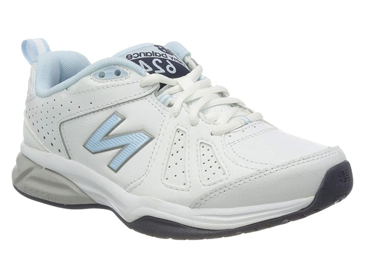 Womens Wide Fit New Balance WX624WB5 Cross Sneakers