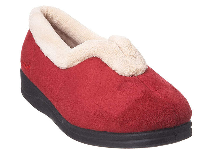 Padders 417 42 Carmen 2E Fit Red Womens Slippers