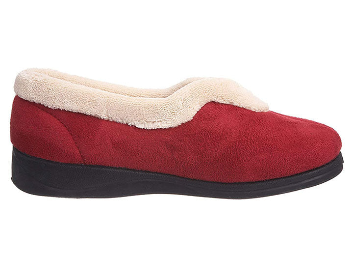 Womens Wide Fit Padders Carmen Slippers |Carmen by Padders Wide