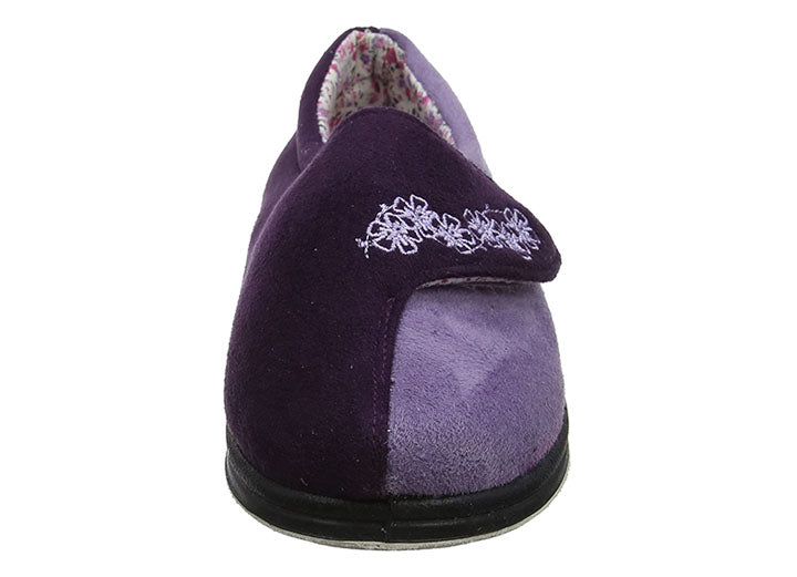 Womens Wide Fit Padders Hug Slippers